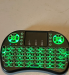 One hand lighting keyboard